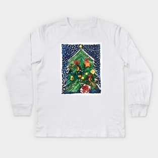 Christmas tree Kids Long Sleeve T-Shirt